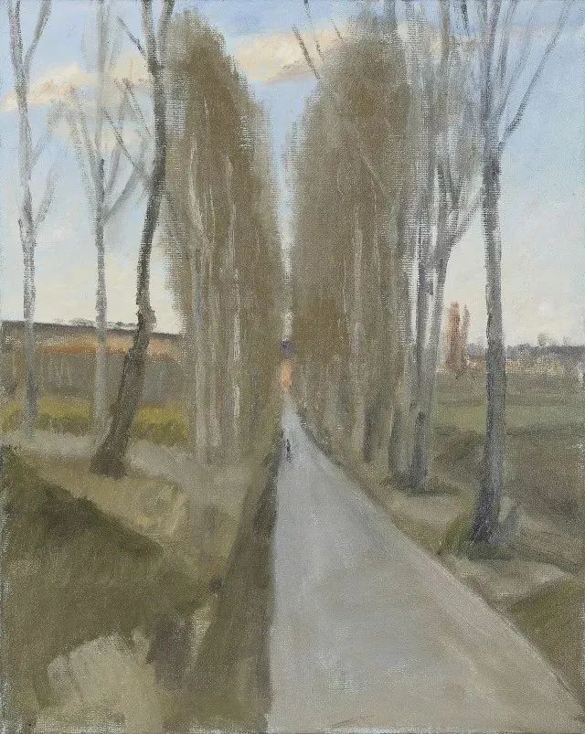 阴天 布面油画  30×50cm 2012年