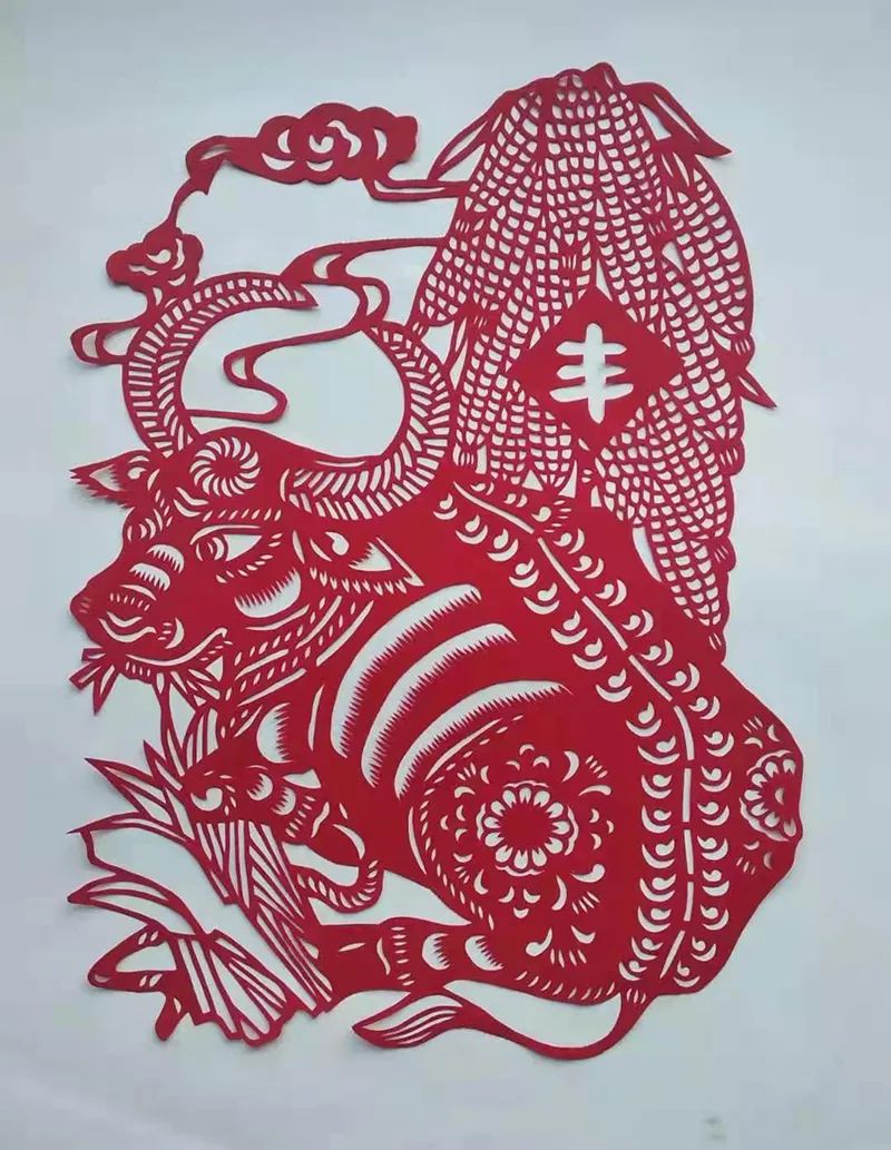 非遗过大年,文化进万家—金牛纳福大港剪纸线上展