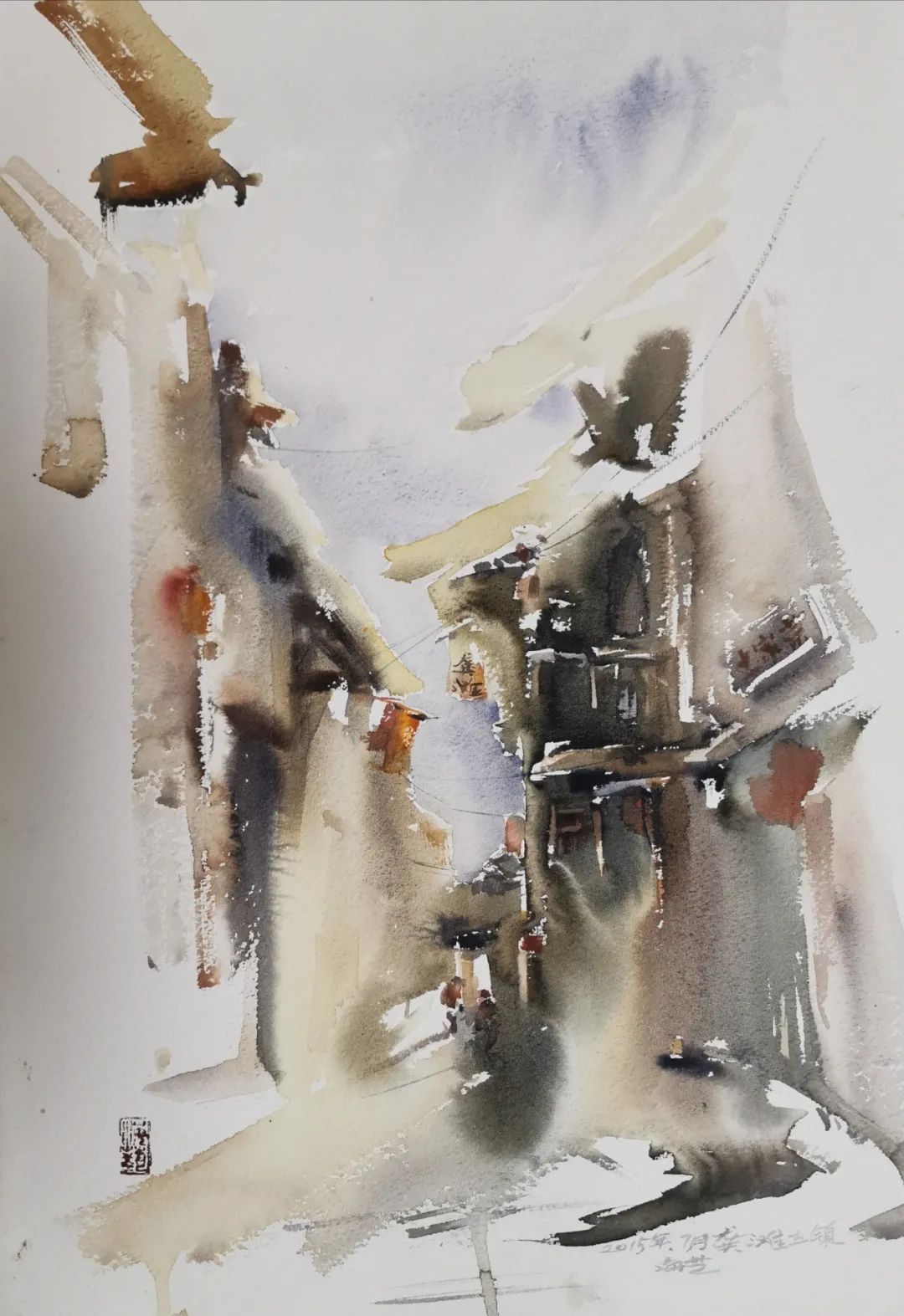 线上展滨海新区水彩画学会作品展二