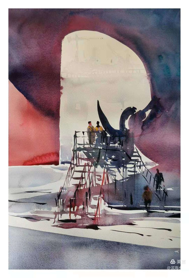 线上展—滨海新区水彩画学会作品展(四)
